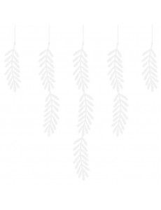 Grinalda Folhas Brancas